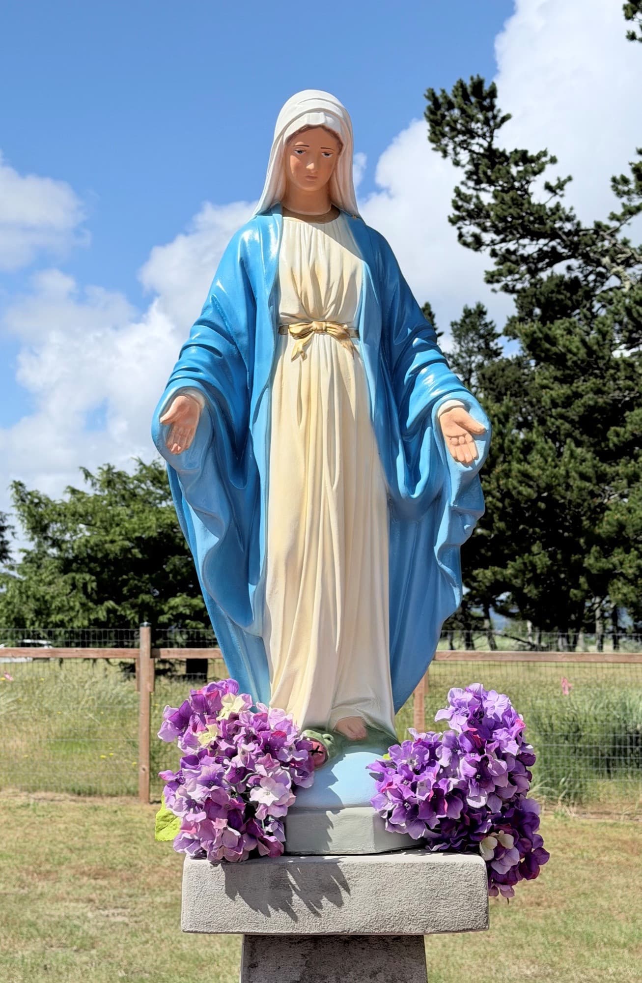 The Marian grotto at St. Mary, Star of the Sea